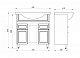 ASB-Mebel Мебель для ванной Орхидея 80 белое дерево – фотография-14